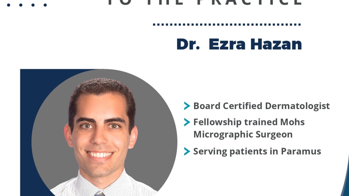 Welcome to the Practice - Dr. Ezra Hazan